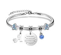 COEROW Braccialetti Delle Donne Con Lettere Iniziali-Regalo Personalizzato Per Buoni Amici,Amicizia Stella Bracciale e Ragazze Braccialetti-Nome Braccialetti Dare Sorella Collega Figlia Gioielli (A)