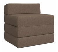 Coespram Divano pieghevole 2 in 1, materasso pieghevole, 70 x 60 x 63 cm | Versatile poltrona letto pieghevole per camera da letto e camera degli ospiti, si ripiega rapidamente dalla poltrona singola
