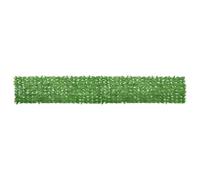 Coespram Recinzione frangivista per balcone, con foglie verdi, 500 x 75 cm, edera artificiale come recinzione per balcone, terrazza e giardino, recinzione decorativa in polietilene e tessuto