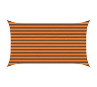 Coespram Tenda da sole, 3,5 x 2 m, ad angolo retto, tessuto Oxford, arancione marrone