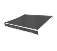 Coespram Tenda da sole motorizzata con braccio articolato, 600 x 300 cm, antracite, tenda da sole con telecomando e robusto telaio in alluminio, per terrazza e giardino, angolo di inclinazione