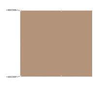 Coespram Tenda da sole verticale, colore tortora, 100 x 1000 cm, protezione dagli sguardi indiscreti per balcone, terrazza e giardino, materiale di fissaggio incluso