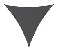 Coespram Tenda parasole triangolare, 3 x 3 x 3 m, tessuto Oxford, antracite | Robusto paravento e ombra per terrazza, balcone o giardino, con robusti occhielli in acciaio inox agli angoli.