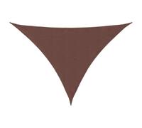 Coespram Tenda parasole triangolare, 3 x 4 x 4 m, in tessuto Oxford, per giardino, balcone, terrazza, paravento, con corde di fissaggio, tela resistente