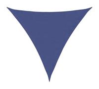 Coespram Tenda parasole triangolare 4,5 x 4,5 x 4,5 m, in tessuto Oxford, per terrazza, giardino, balcone, campeggio, protezione dal vento e sguardi indiscreti, blu