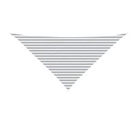 Coespram Tenda parasole triangolare 4 x 4 x 5,8 m, resistente tessuto Oxford, per giardino, terrazza e balcone, paravento e privacy, grigio chiaro e bianco
