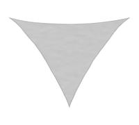 Coespram Tenda parasole triangolare 5 x 5 x 6 m, grigio chiaro, tessuto | Robusta protezione UV e piacevole ombra per la terrazza, il giardino o la piscina grazie al tessuto resistente.