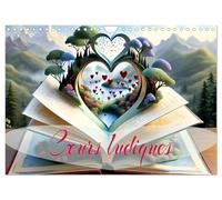 Coeurs ludiques (Calendrier mural 2026 DIN A4 vertical), CALVENDO calendrier mensuel: Un livre annuel des pages de coeur colorées.