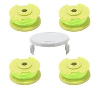 COEWUR 4 Pezzi Bobina a Filo per Tagliabordi Rocchetto Filo Tagliabordi Ø2 mm Bobina Ricambio Decespugliatore per String Trimmer 24V 40V 18V RY40204 RY40220 (con 1 Tappi)