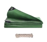 COEWUR Telone 2 x 3 m Telo Verde Impermeabile con Occhielli 420 g/m² Anti UV Telone Copertura Include 10 Metri di Corda per Piscina Trampolino Gazebo Mobili da Giardino