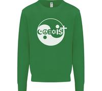 Coexist World Peace Love Religion Hippy Anti Guerra Uomo Sweatshirt Jumper