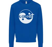 Coexist World Peace Love Religion Hippy Anti Guerra Uomo Sweatshirt Jumper