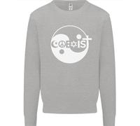 Coexist World Peace Love Religion Hippy Anti Guerra Uomo Sweatshirt Jumper