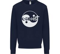 Coexist World Peace Love Religion Hippy Anti Guerra Uomo Sweatshirt Jumper