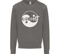 Coexist World Peace Love Religion Hippy Anti Guerra Uomo Sweatshirt Jumper