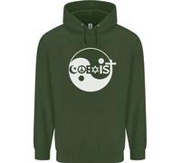 Coexist World Peace Love Religion Hippy Anti War Uomo Felpa
