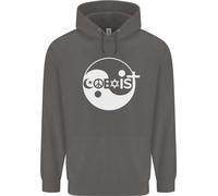 Coexist World Peace Love Religion Hippy Anti War Uomo Felpa