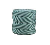 Cofan 08101013 Bobina de cordón trenzado con polipropileno, Blanco y verde, 5 mm x 200 m