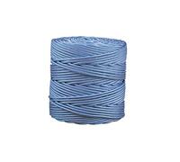 Cofan 08101014 Bobina de cordón trenzado con polipropileno, Blanco y azul, 5 mm x 200 m