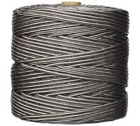 Cofan 08101101 Bobina de cordón trenzado con polipropileno, Blanco y marrón, 5 mm x 200 m