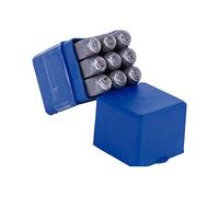 Cofan 09625905 Punzones de números, 0.011 V, 6 mm, Set de 9 Piezas