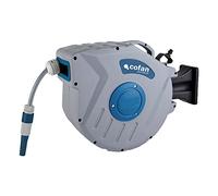 Cofan Avvolgitubo automatico per tubi | Da giardino | Lunghezza: 20 m | Diametro: 15 mm