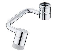Cofan Brise-jet de robinet avec extension rotative universel 1080° | Pour robinets de cuisine ou de salle de bain | Dimensions : 9 x 6 x 2,5 cm
