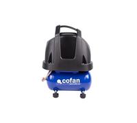 Cofan Compressore d'aria portatile | Coassiale | Senza olio | 6 l, 160 l/min, 8 bar | Ideale per pittura, gonfiaggio e pulizia