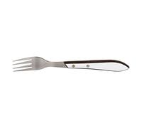 Cofan Confezione da 3 forchette da portata | Forchette da carne con 4 rebbi | Forchette con manico bianco