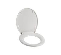 Cofan Copriwater universale | Dimensioni 40,4 x 35,6 cm | Modello Caddo | Realizzato in polipropilene bianco antibatterico