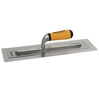 Cofan Frattazzo extra-flessibile rettangolare | Realizzato in acciaio inossidabile | Dimensioni: 405 x 110 x 0,3 mm