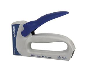 Cofan Graffatrice manuale Modello Dúo | Per graffe nº 53 e nº 13 da 4, 6, 8 e 10 mm di lunghezza | Resistente all’usura e ideale per fissare materiali di vario tipo