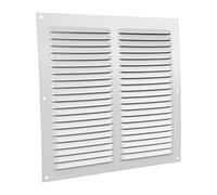Cofan Griglia di ventilazione con zanzariera | Realizzata in alluminio bianco | Dimensioni: 25 x 25 cm