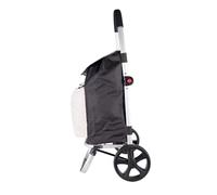 Cofan prodotto beauty CARRO DE LA COMPRA NEGRO Y BEIGE PLEGABLE DE ALUMINIO CON 2 RUEDAS GRANDES 43 L
