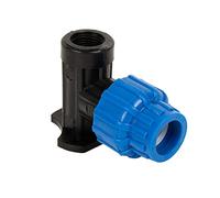 Cofan Raccordo a gomito 90° | Per rubinetti con filettatura femmina PP PN16 | Dimensioni: 20 x 3/4" | Venduto singolarmente