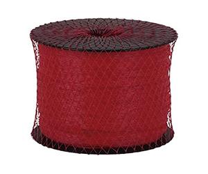 Cofan Rollo Malla Tubular Universal Medida: 100 m x 25 m Color: Rojo