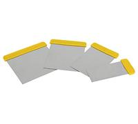 Cofan Set da 4 spatole | Realizzate in acciaio inossidabile | Dimensioni: 6, 8, 10 e 12 cm | Per pittori o carrozzieri