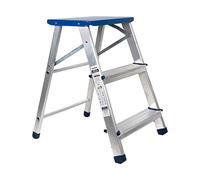 Cofan Sgabello pieghevole | Materiale: alluminio | 3 gradini | Carico massimo di 150 chili