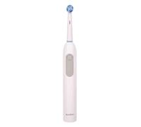 Cofan Spazzolino elettrico bianco, manico ricaricabile USB, 3 livelli di intensità, include 2 testine e custodia da viaggio, resistenza all'acqua IPX7