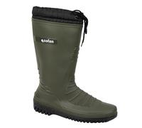 Cofan Stivali da acqua in pile | Stivali impermeabili di colore verde | Realizzati in PVC