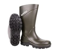 Cofan Stivali da acqua in PU ed Elastopan verdi, taglia dalla 36 alla 49, resistenti al freddo, resistenti, Verde, 49 EU