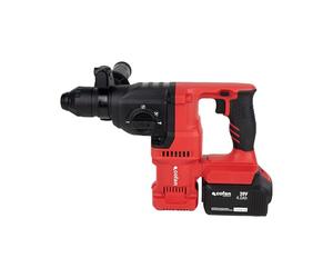 Cofan Trapano a martello perforatore SDS Plus multifunzione senza spazzole | 3 modalità: trapano, percute e scalpello; include: valigetta con accessori, batteria agli ioni di litio da 20 V e