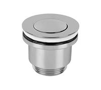 Cofan Valvola Click-Clack | Realizzata in ottone cromato | Filettatura 1" 1/4 | Include tappo piccolo da Ø37 mm