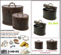 Cofanetti Pirata 2-Set MAXI E MIDI Safe 3149-50 Rotondo