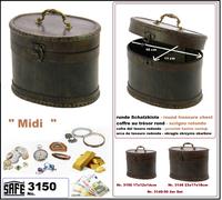 Cofanetti Pirata Freibeuter Schatzkoffer MIDI SAFE 3150 17x12x14cm Rotondo