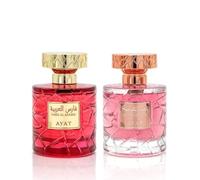 Cofanetto 2 profumi - Eau de Parfum Zahra Arabia & Faris Al Arabia - 2 x 100 ml - Donna - Profumo Orientale di Dubai - Lunga Durata - Idea Regalo EDP Fresco