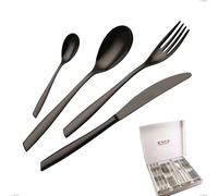 Cofanetto 24 pezzi Eleven PVD Black, Acciaio inox 18.10, spessore 2,5 mm cromo