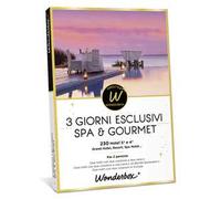 WONDERBOX - Cofanetto Regalo - 3 Giorni Esclusivi Spa & Gourmet - per 2 | 2 notti + 2 colazioni + 2 cene o 1 cena e 1 attività benessere - Più di 250 soggiorni - Hotel 5* e 4*, Resort, in Europa