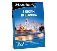 Wonderbox - Cofanetto Regalo - 3 Giorni in Europa - Valido 3 Anni e 3 Mesi