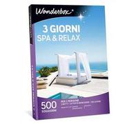 Wonderbox Cofanetto Regalo 3 Giorni Spa & Relax - 2 Notti, 1 Cena, 2 Colazioni - 2 Persone